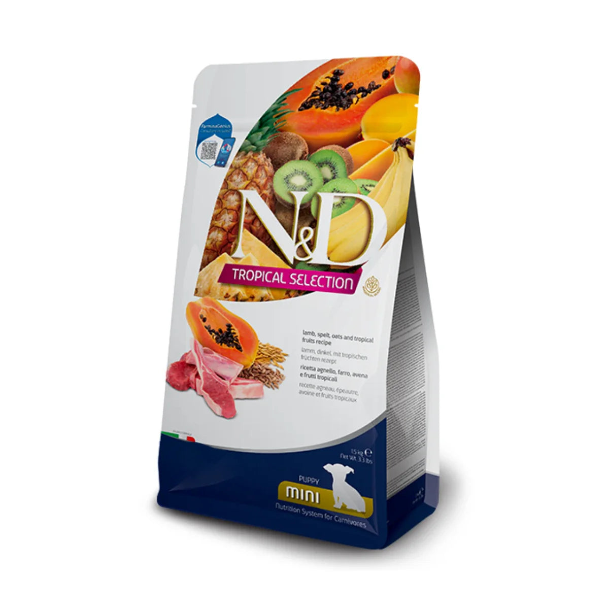Farmina - N&D Tropical Selection Low Grain Mini Puppy Food - Lamb