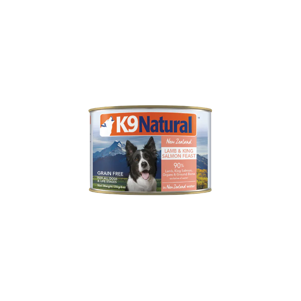 K9 Natural Canned Dog Food - Lamb & King Salmon Feast