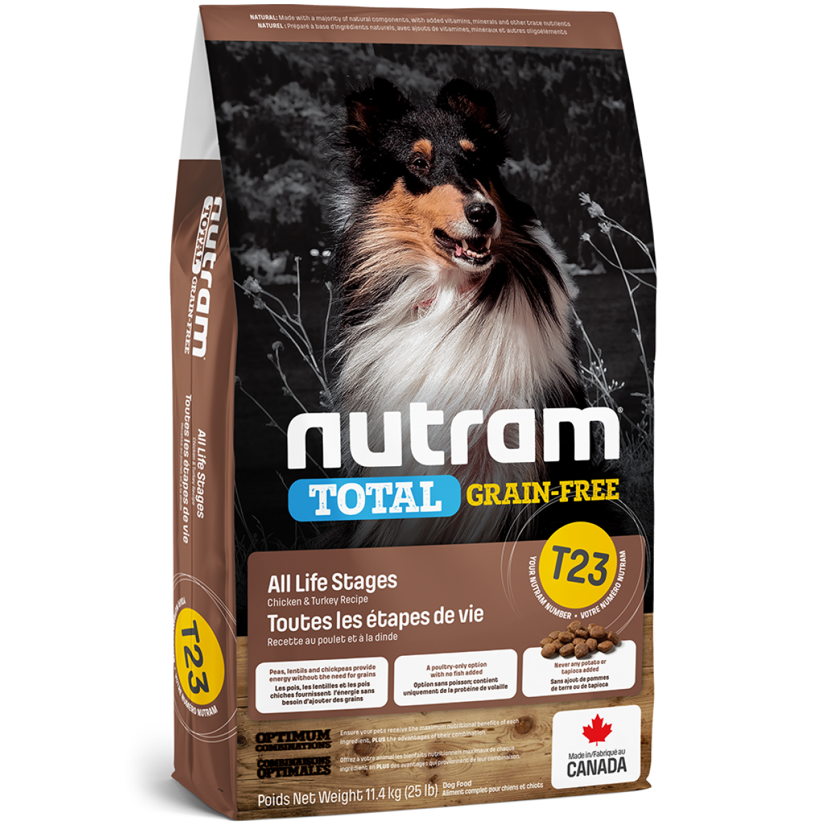 Nutram - Total Grain Free Dog Food - T23 Turkey, Chicken & Duck Recipe