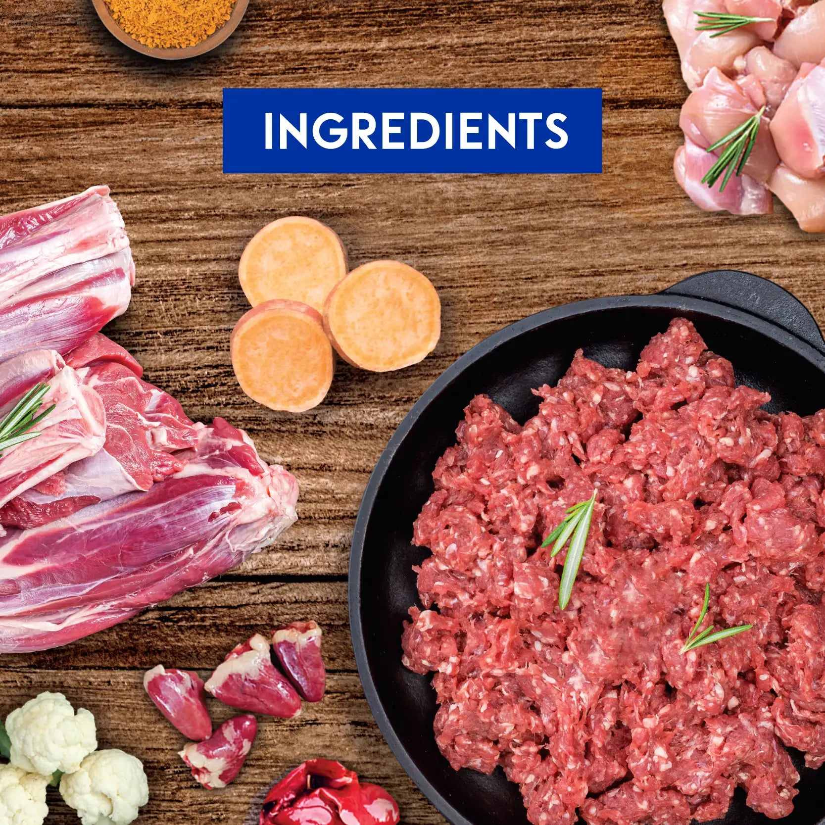 Animalkind Digestive+ Dog Food - Goat & Chicken Freeze-Dried Raw