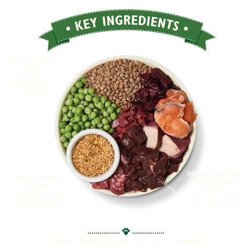 Lily's Kitchen - Dry Food For Dogs - Duck, Salmon and Venison Dry Food