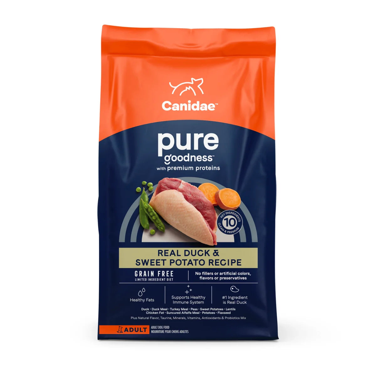 Canidae PURE Grain Free Dry Dog Food - Duck & Sweet Potato