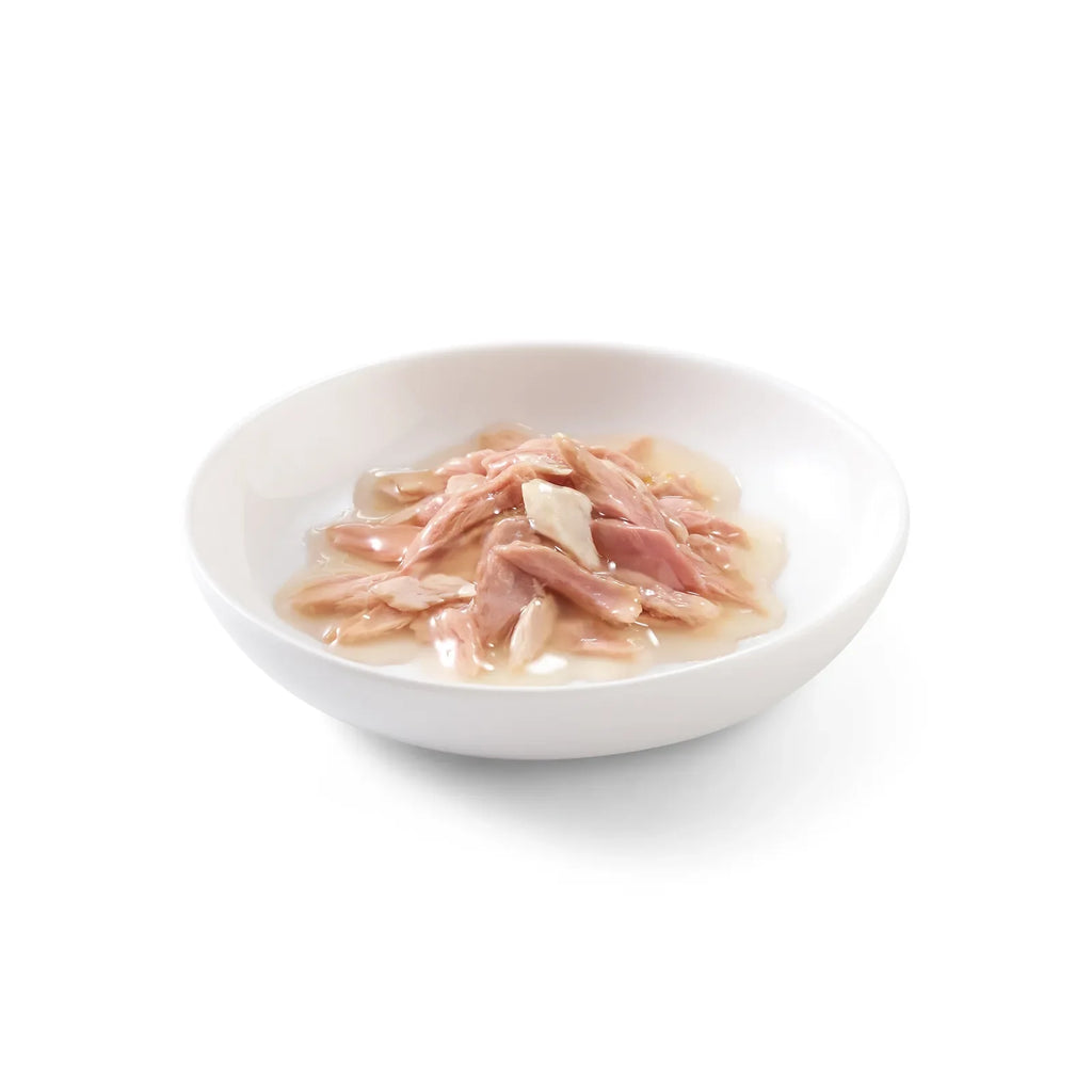 Schesir - Complementary Grain Free Wet Food for Adult Cats - Tuna with Seabass in Natural Gravy 70g