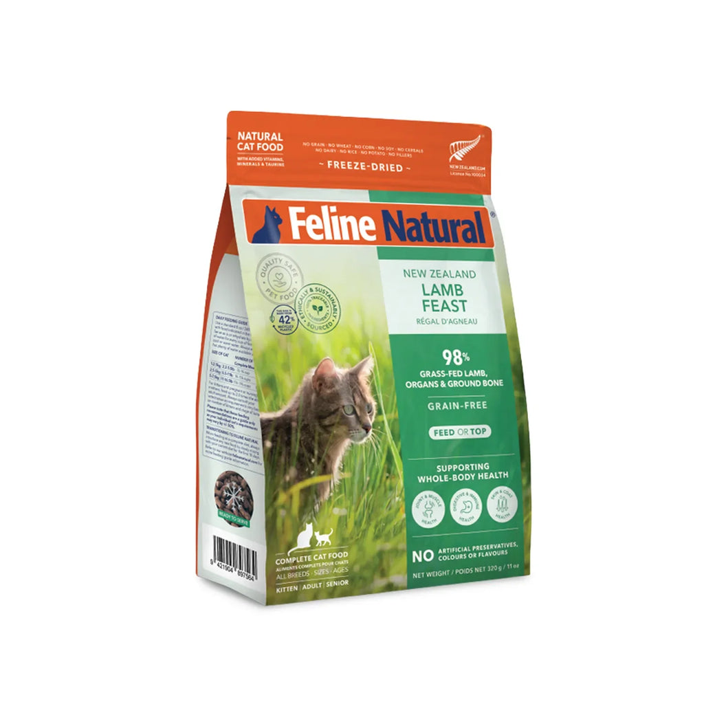 Feline Natural Freeze Dried Cat food - Lamb Feast