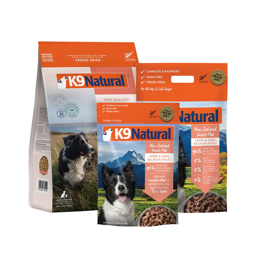 K9 Natural Freeze Dried Dog Food - Lamb & King Salmon Feast