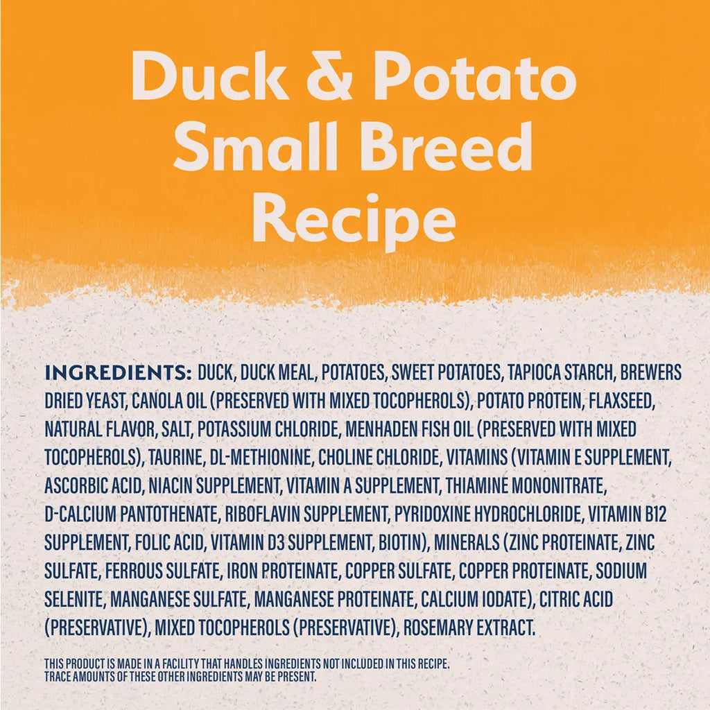 Natural Balance - Grain Free Duck & Potato Small Breed Recipe