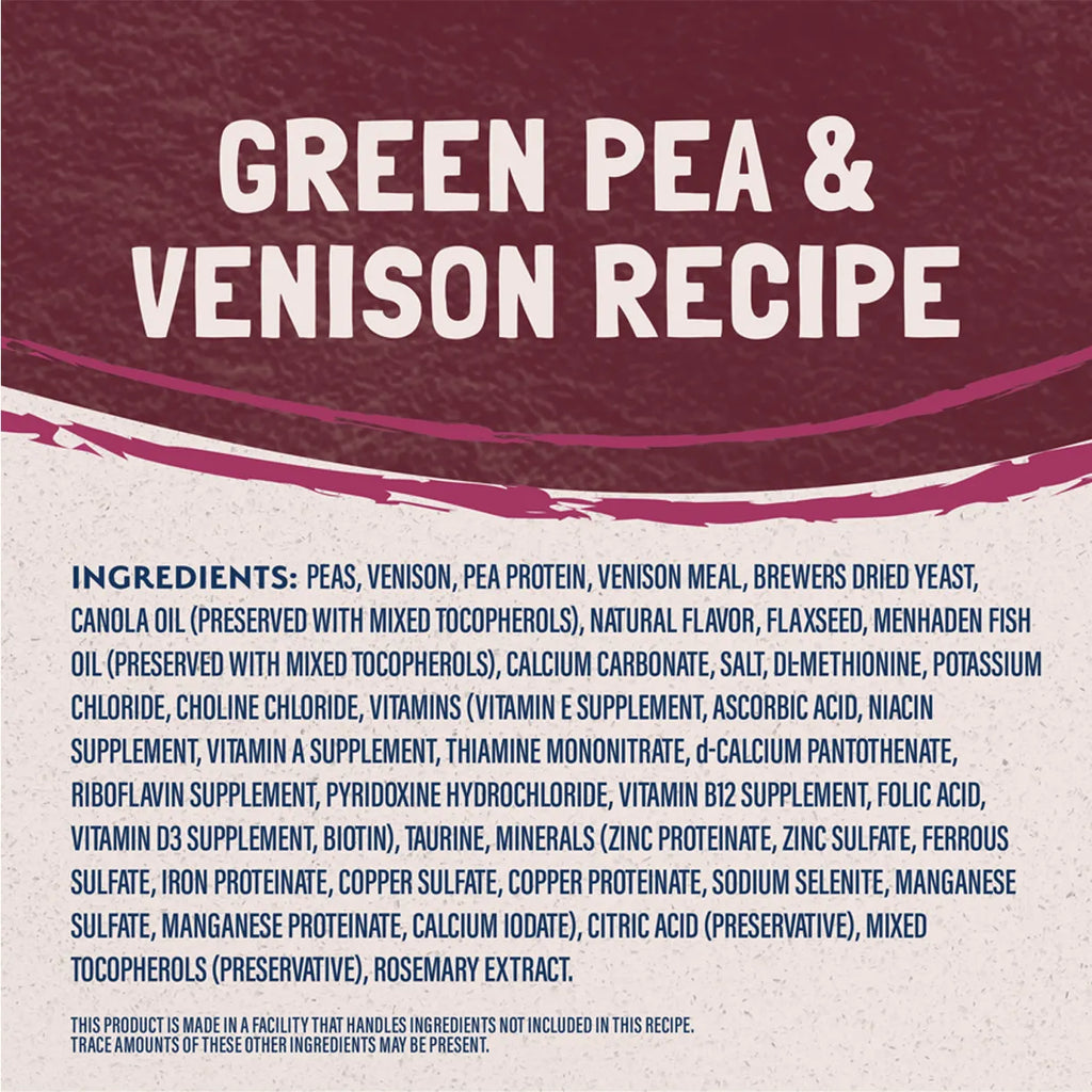 Natural Balance - Grain Free Venison & Green Pea Recipe for Cats