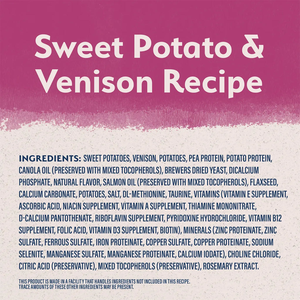 Natural Balance - Limited Ingredient Grain Free Venison & Sweet Potato Recipe for Dogs