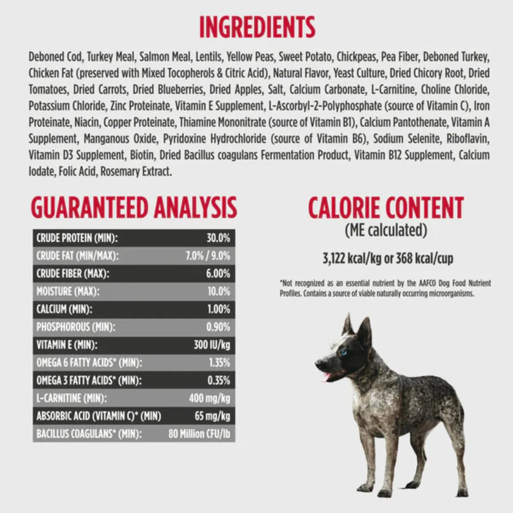 Nulo Freestyle Grain Free Dog Food - Trim Cod & Lentils Recipe