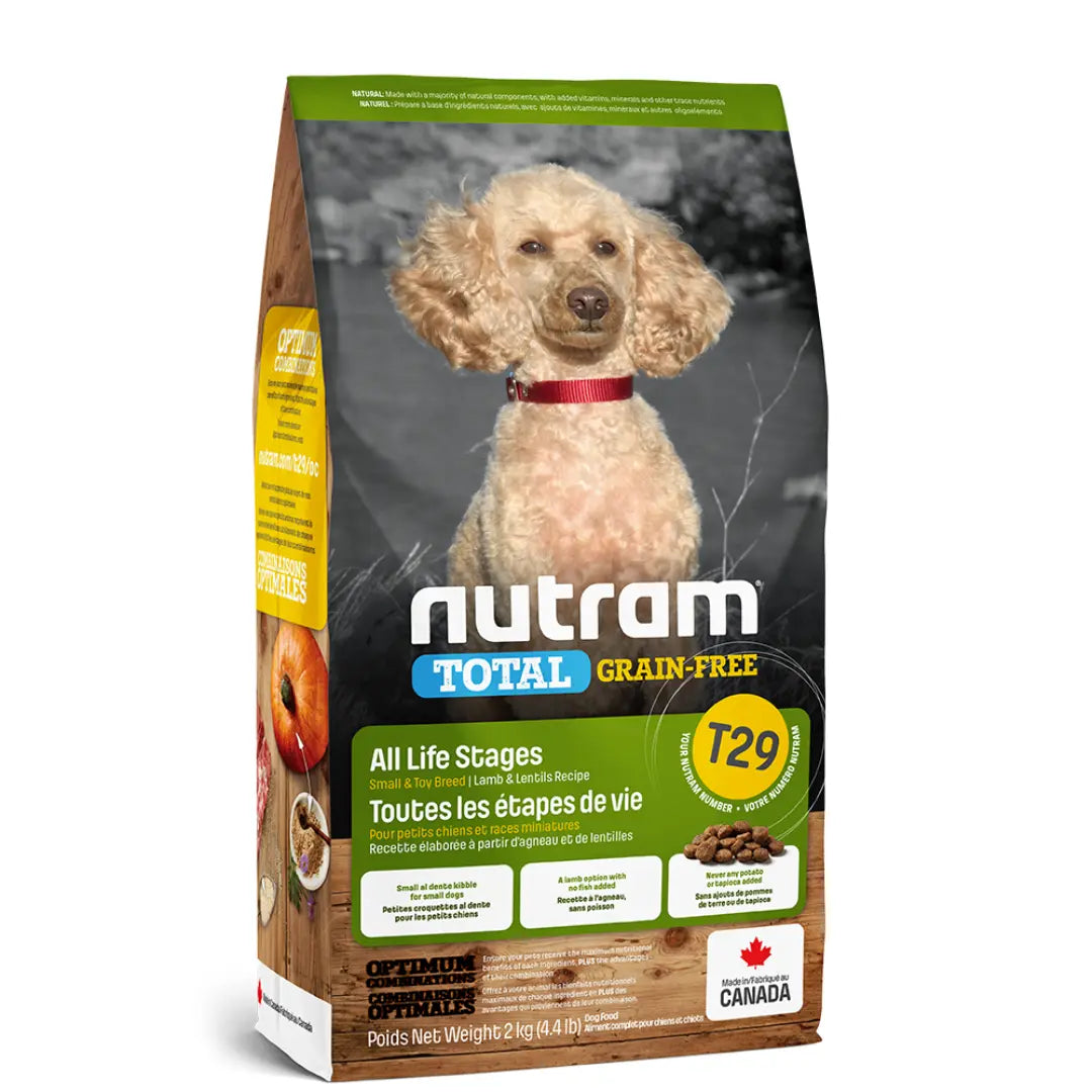 Nutram - Total Grain Free Dog Food - T29 Lamb & Legumes Small Bites Recipe