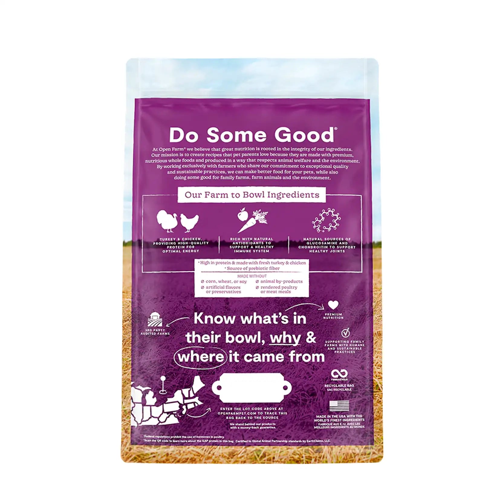 Open Farm Grain Free Senior Dog Food Turkey & Chicken Recipe