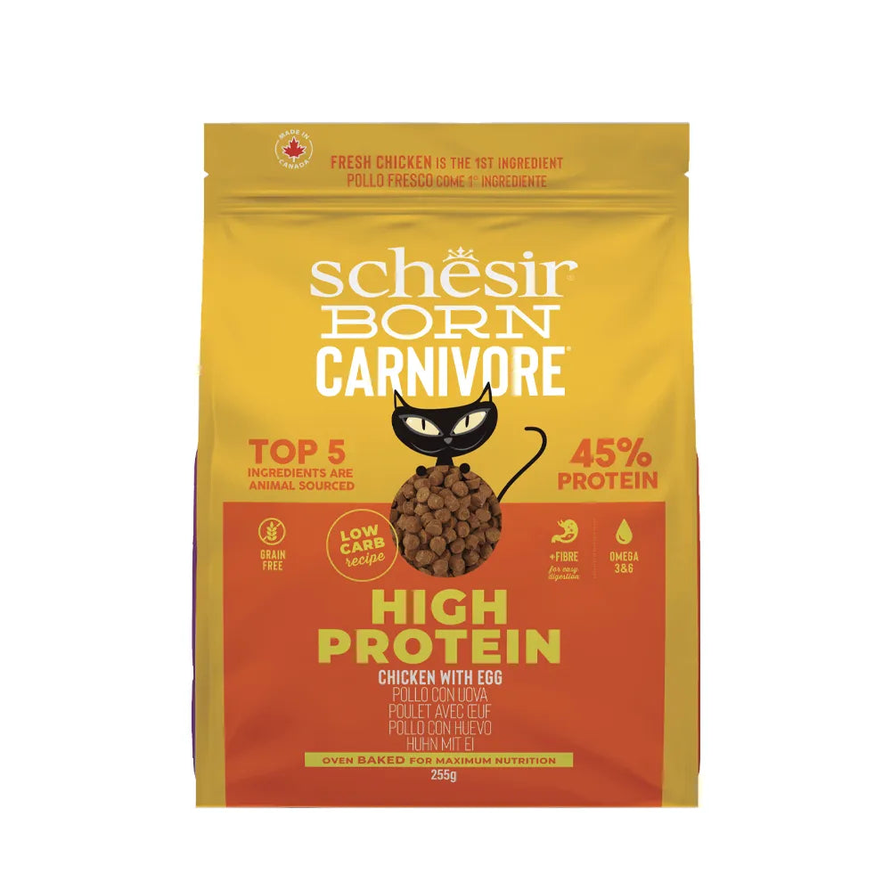 Schesir - Born Carnivore Adult Cat Food - Chicken & Egg