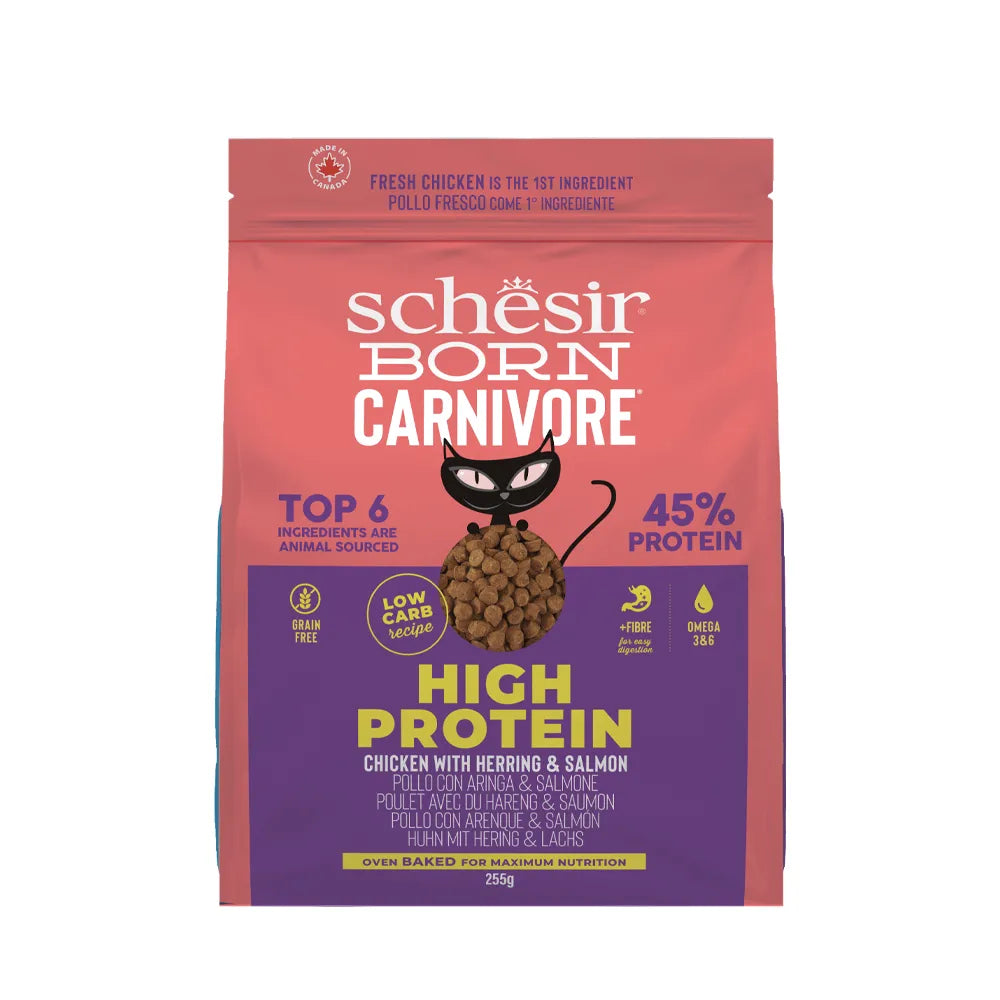 Schesir - Born Carnivore Adult Cat Food - Chicken & Herring
