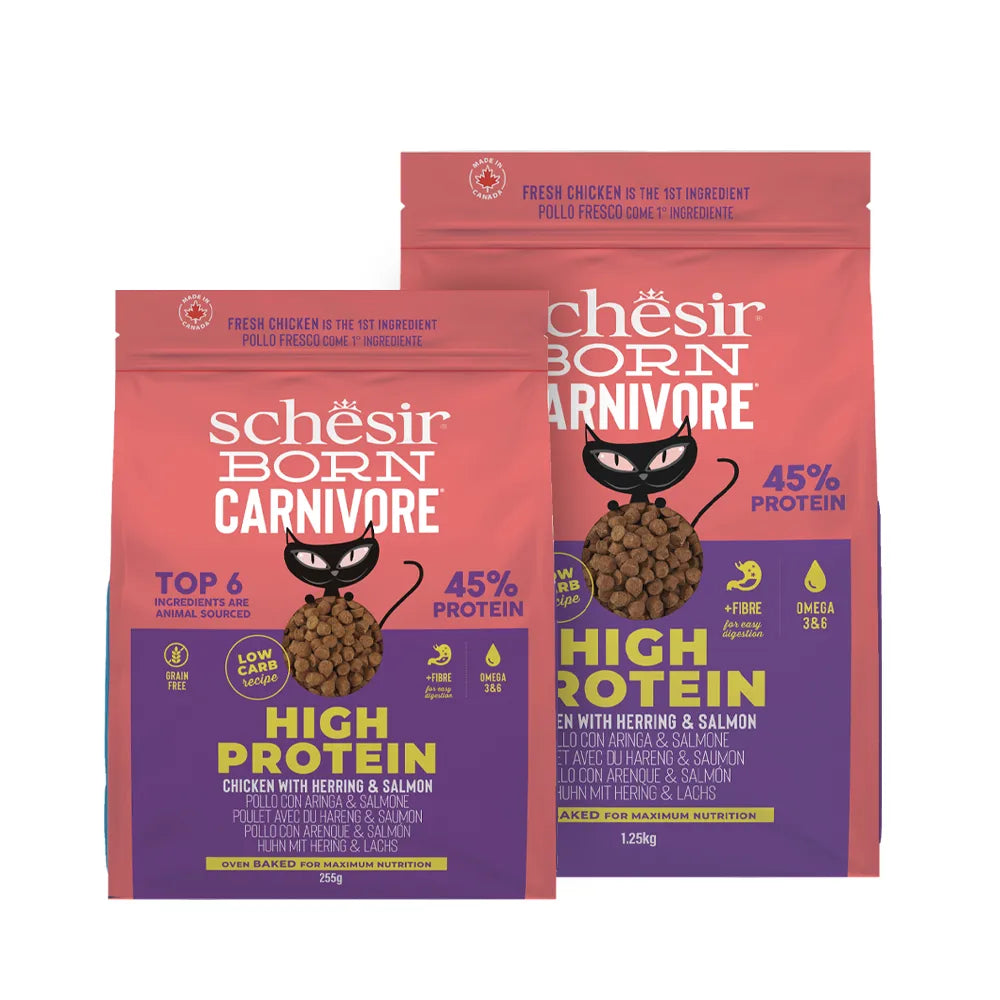 Schesir - Born Carnivore Adult Cat Food - Chicken & Herring
