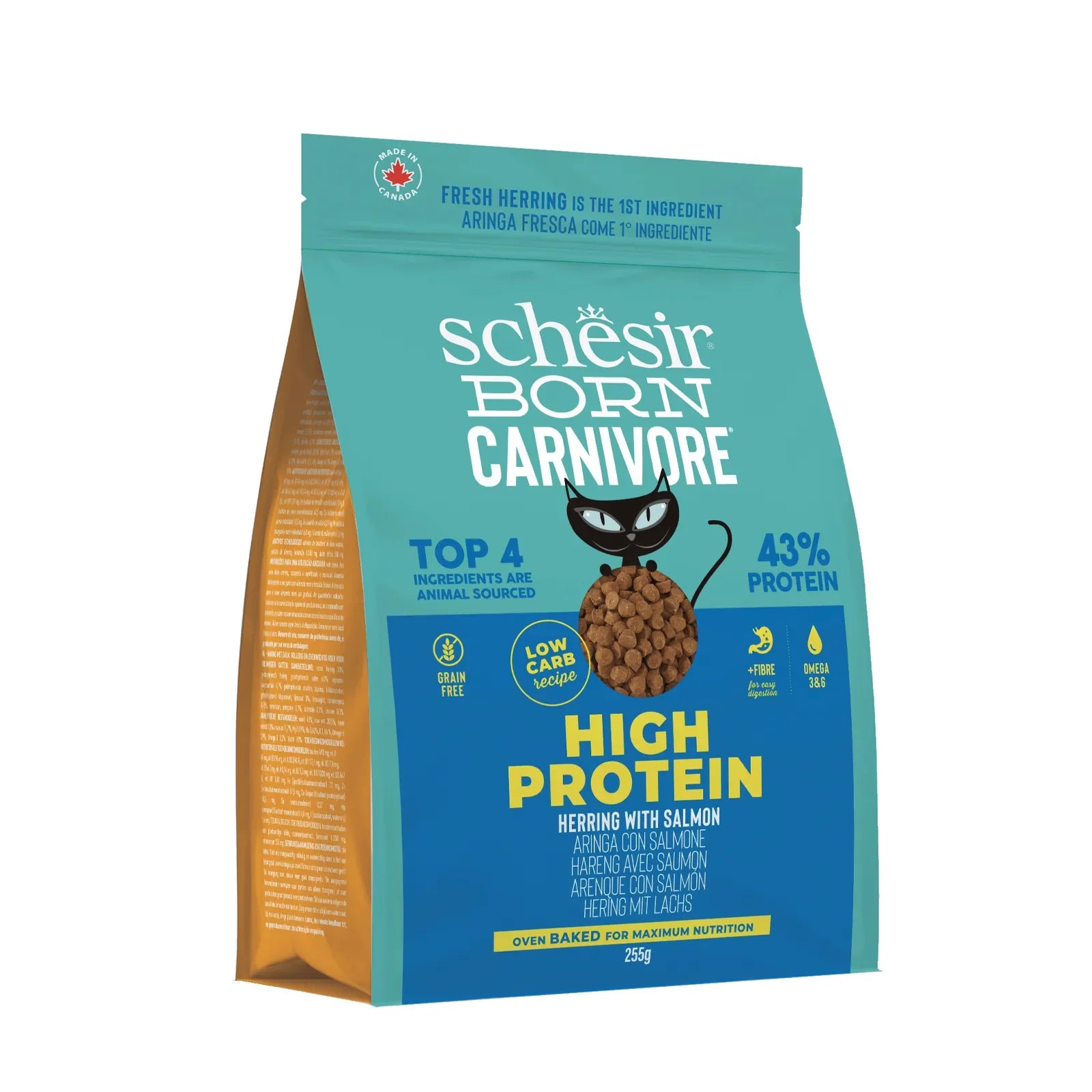 Schesir - Born Carnivore Adult Cat Food - Herring & Salmon
