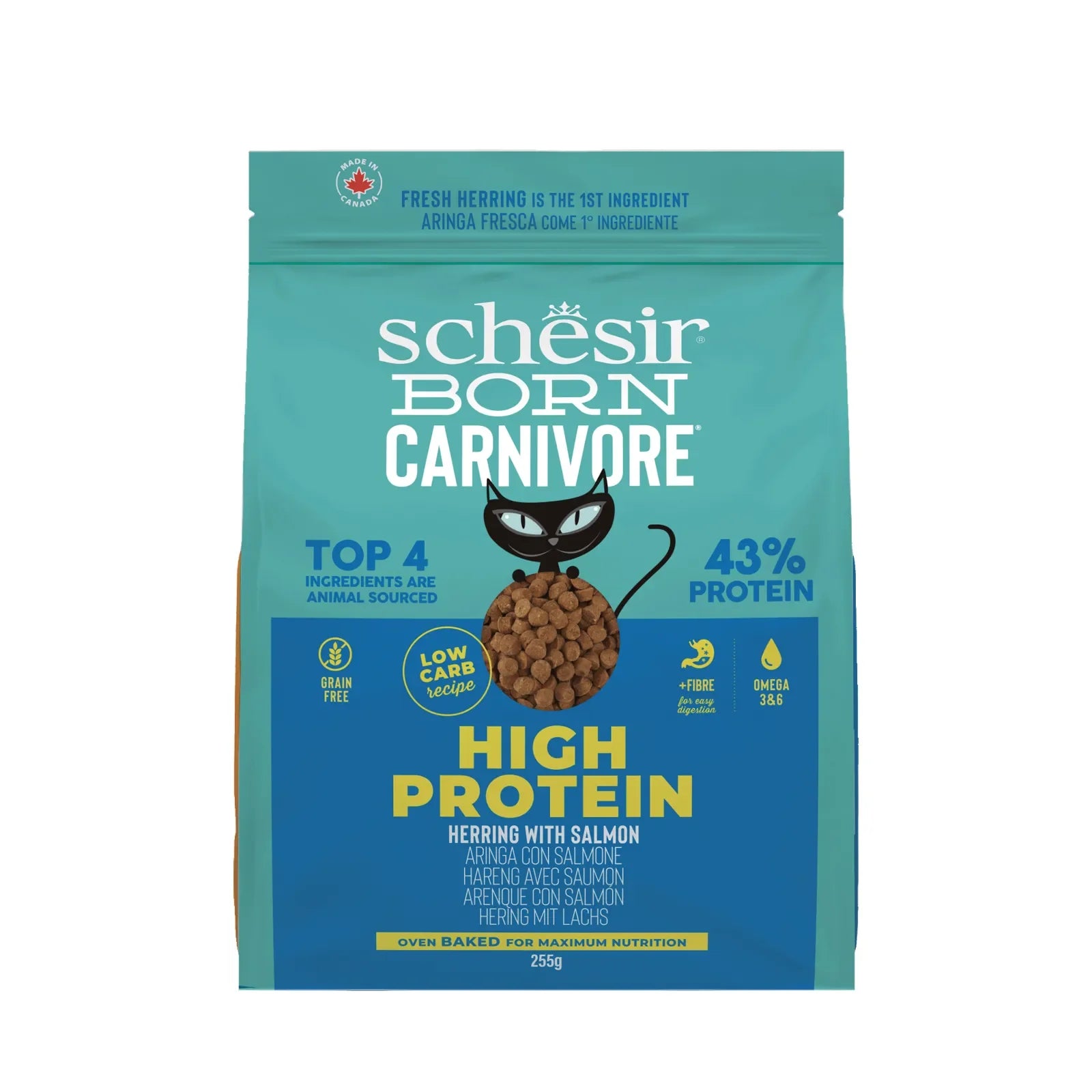 Schesir - Born Carnivore Adult Cat Food - Herring & Salmon