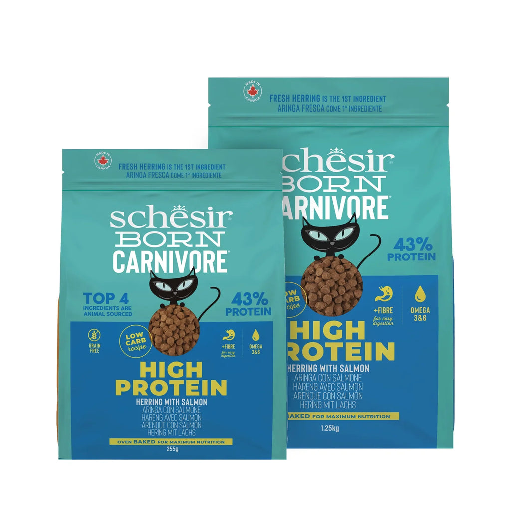Schesir - Born Carnivore Adult Cat Food - Herring & Salmon