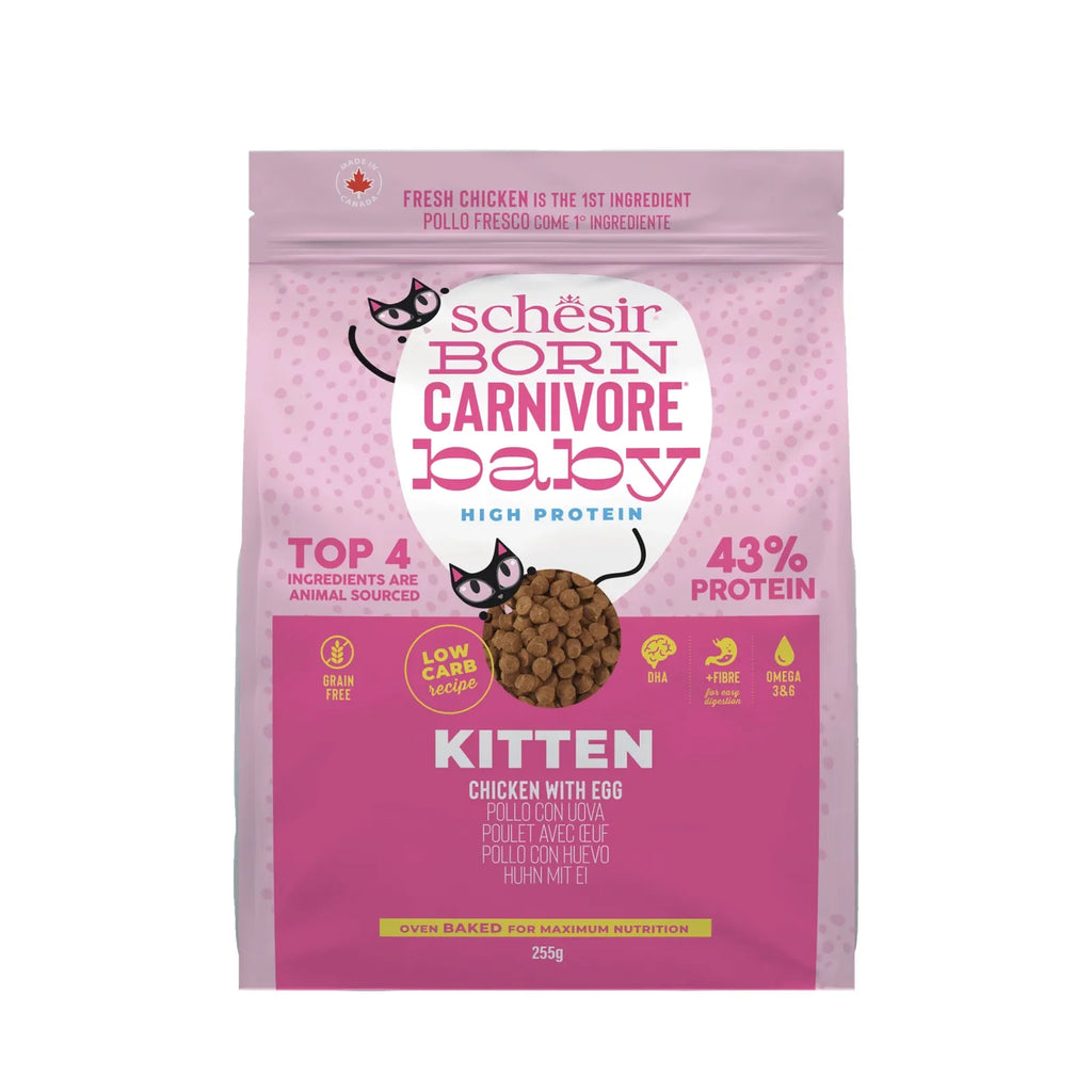 Schesir - Born Carnivore Kitten Food - Chicken & Egg