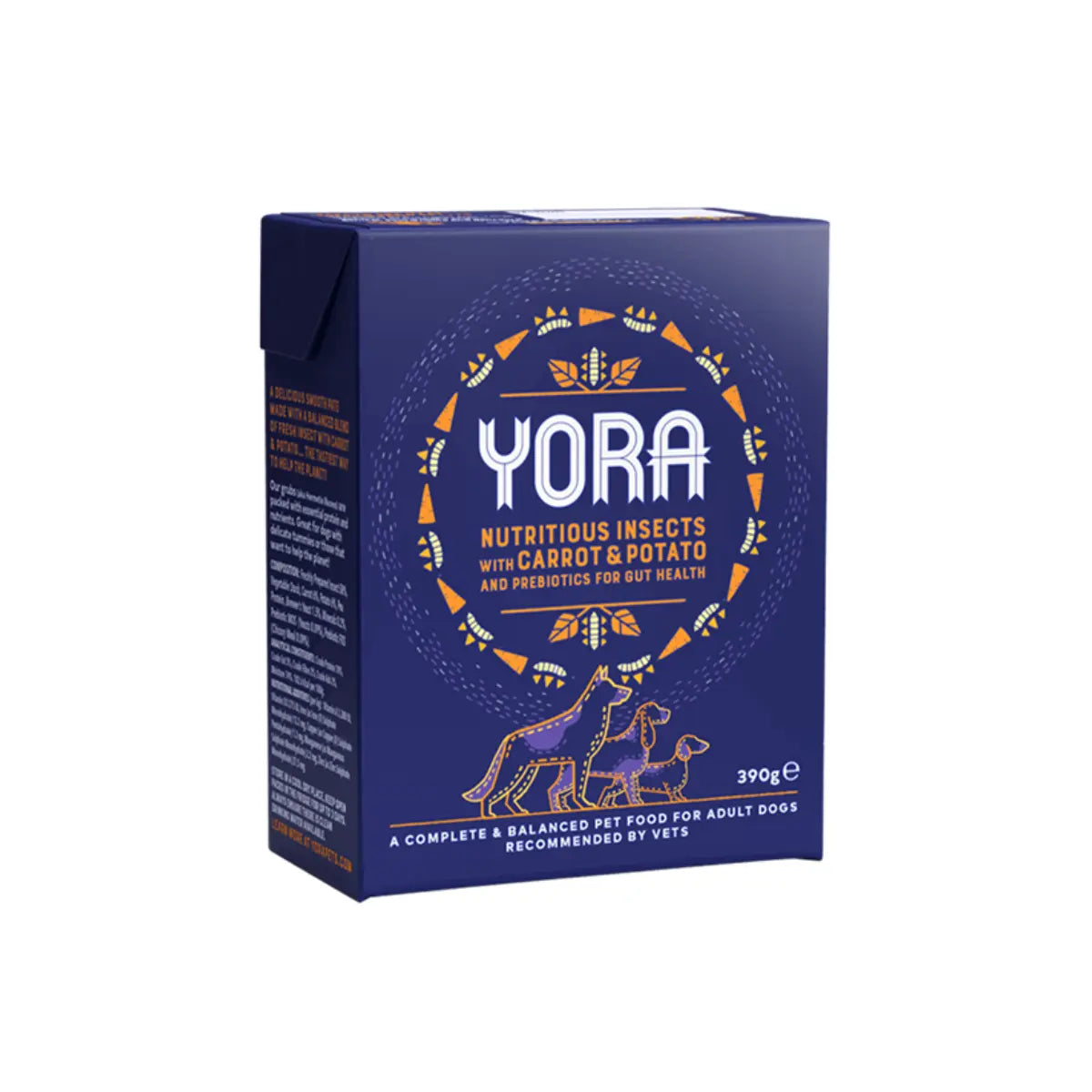 Yora - Complete Insect Based Dog Pate - Carrot & Potato 390g