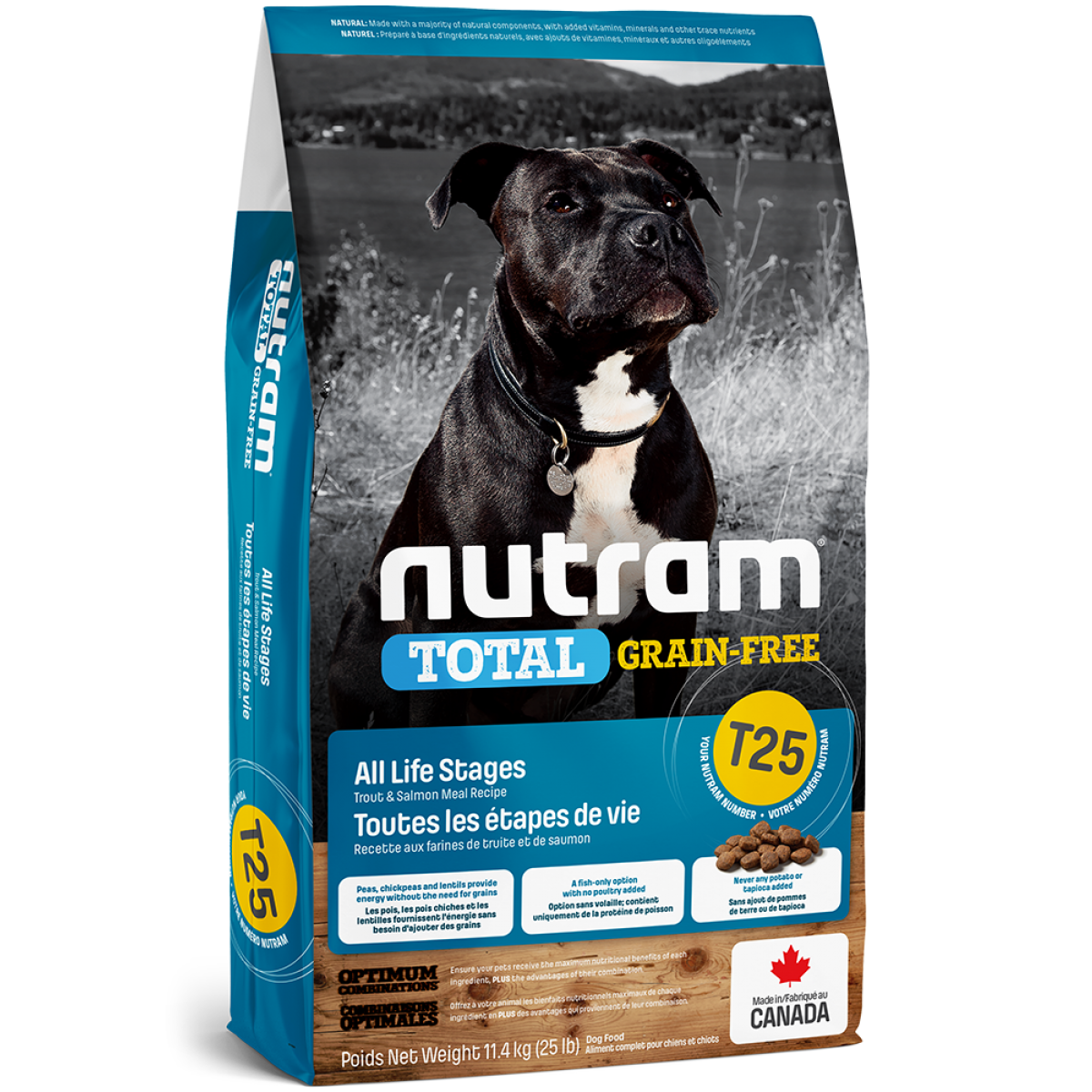 Nutram - Total Grain Free Dog Food - T25 Salmon & Trout Recipe